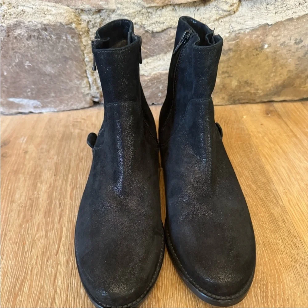 🔥SUEDE BLACK BOOTS 🔥sz 8 Sessto Meucci price firm!